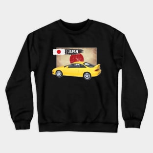 Yellow Acura Integra 1999 01 Crewneck Sweatshirt